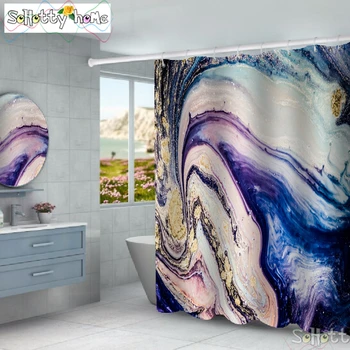 Kolorowe zasłony prysznicowe Sowa olej malarstwo łazienka: wodoodporna zasłona do prysznica poliester słodkie dziecko drukowanie 3D ekran główny wanny