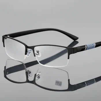 Komputer Biznesowy Niebieski Suwak Okulary Do Czytania Połowa Kadru Czytelnicy Okulary Anty Niebieskie Promienie Punkty Mężczyźni Kwadratowe Okulary Komputerowe