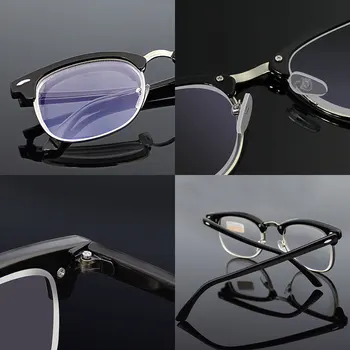 Komputerowe okulary przezroczyste dla mężczyzn krótkowzroczność okulary przezroczyste soczewki okulary anty niebieski promień oprawa dla punktów -1.00 -1.50 do -5.00