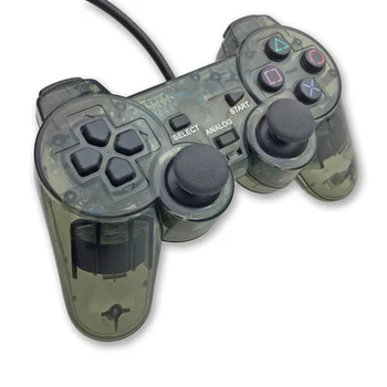 Kontroler przewodowy do Sony PS2 kontroler joystick, aby plasystation 2 Podwójne wibracyjny szok joystick przewodowy kontroler