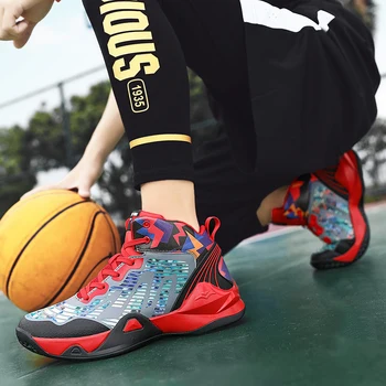 Koszykówki buty dla nastolatek antypoślizgowe Mężczyźni Kobiety koszykówki trenerzy siłowni treningowa buty kolorowe buty sportowe mężczyźni chłopcy dziewczęta