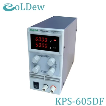 KPS605DF 0-60V/0-5A 110V-230V 0.1 V/0.001 A EU LED Digital Adjustable Switch DC Power Supply mA Display