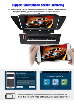 Krando Android 8.1 radio samochodowe gps, odtwarzacz do bmw x1 e84 2009 2010 2011 2012 2013 nawigacyjny system multimedialny WIFI 3G DAB+