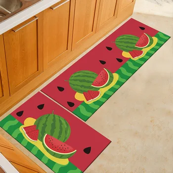 Kreskówka kaktus, arbuz, kot dywanik do podłogi mata tapete zerbino wchłanianie oleju kuchnia mata Capacho łazienka, sypialnia dywan dywany