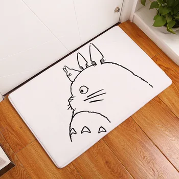 Kreskówka ładny Totoro kuchnia absorbujące antypoślizgowe dywany фланелевый podłoga drzwi mata wodoodporna sypialnia dywany dywaniki schodowe wystrój domu
