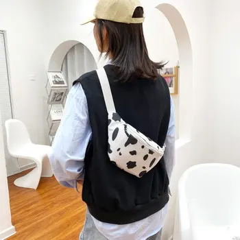 Krowi wzór Oxford tkanina biodrowo-torebki dla kobiet projektantka mody saszetka torba damska pas torba na ramię кроссбоди piersi torba biodra portfel