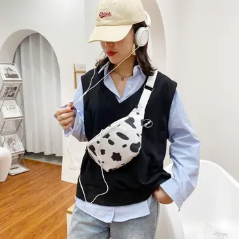 Krowi wzór Oxford tkanina biodrowo-torebki dla kobiet projektantka mody saszetka torba damska pas torba na ramię кроссбоди piersi torba biodra portfel