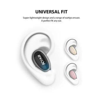 Ktab słuchawki mini Bluetooth słuchawki bezprzewodowe z mikrofonem zestaw słuchawkowy Bluetooth Hands Free na telefon Sport invisible słuchawki