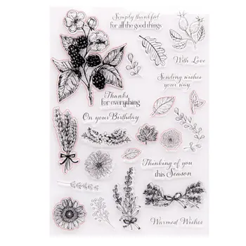 Kwiat cięcie podróży serii znaczki i stemple do DIY scrapbookingu album karty papierowe ozdobne, rękodzieło tłoczone stemple