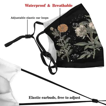 Kwiat diagram ekologiczna maska do twarzy z filtrem anty mgła maska przeciwpyłowa maska maski usta муфель