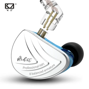 KZ AS16 Headset 16BA Balanced Armatura Units HIFI Bass In Ear Monitor słuchawki-słuchawki Słuchawki do telefonu
