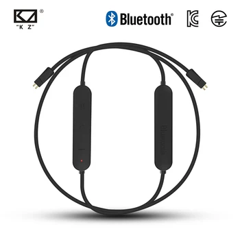 KZ ZSN/ZSN Pro/ZS10 Pro/AS16 wodoodporny moduł aptX Bluetooth 4.2 bezprzewodowy kabel aktualizacji przewód Oryginalne słuchawki