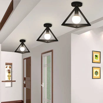 Lampa sufitowa nowoczesne lampa sufitowa metalowe loft wystrój lampa przemysłowy styl domu oświetlenie sypialnia kuchnia salon oprawy