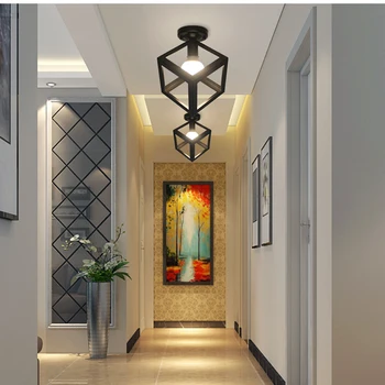 Lampa sufitowa nowoczesne lampa sufitowa metalowe loft wystrój lampa przemysłowy styl domu oświetlenie sypialnia kuchnia salon oprawy