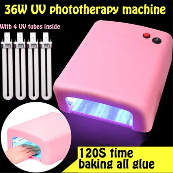 Lampa UV 36 Watt Nail Oven Gel Nail Lamp suszarka do paznokci 36w UV-lampy lampa żel-lakier do manicure profesjonalny mini-UV-lampa led do paznokci