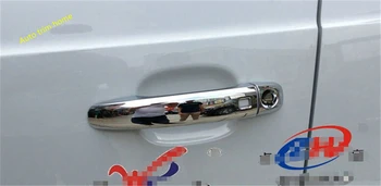 Lapetus chromowane boczne Drzwi klamka Uchwyt pokrywa wykończenie 8 szt. / kpl. zewnętrzny zestaw naprawczy do Audi Q3 2013 - 2018 ABS