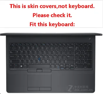 Laptop High Clear Tpu Keyboard protectors Pokrywa Dell Precision 7740 7520 7720 3520 M7520 M7720 M3520 E5580 E5590 E5591