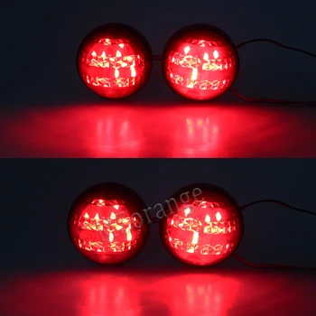 Led Czerwony ogon tylny zderzak reflektor światła do Toyota Highlander 2009-2011 dla Corolla Fortuner Voxy dla Mitsubishi ASX hamowania lampa