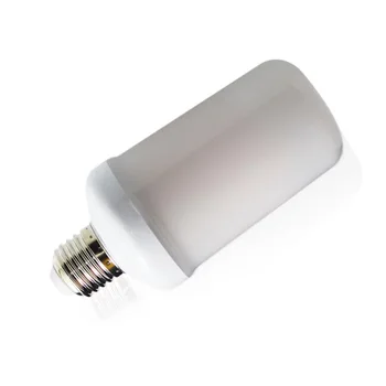 LED Flame Lights Creative mode 4+Czujnik grawitacji E27 B22 E14 LED Flame Effect Fire Light Bulb 12W musujące emulacja dekoracyjne lampy