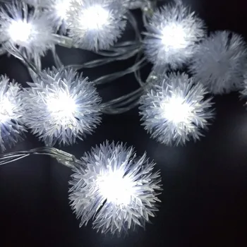 LED Snowflake twinkle string lights, Christmas fairy lights Outdoor use Decorations for New Year Xmas Wedding Room do Room), Holiday Party