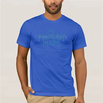 Letnia koszulka męska The Moody blues Icon męskie czarne bawełniana koszulka rozmiar casual o-neck wolna letnia koszulka dla mężczyzn
