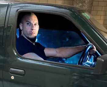 Lewa strona samochodowe naklejki Vin Diesel Vehicle Driving Personality Window Stickers Creative 3D Side wodoodporny krem do opalania nie blakną
