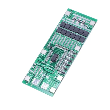 Li-Ion Lithium Battery Poretect Board Solar Lighting Bms Pcb With Balance For Ebike Scooter 24V 6S 40A 18650