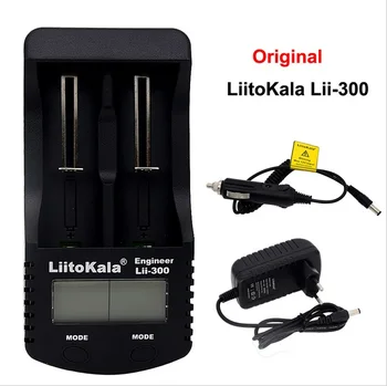 Liitokala lii-300 lcd 3.7 v 18650 / 26650 / 16340 / dla / 10440 / 18500 cargador de batery 18650 Ładowarka lii300