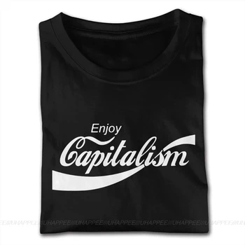 Limited Enjoy Capitalism T Shirt Funny Parody T Karl Marx T Shirt Guy Негабаритная Koszulka Man Short Sleeves Discount Branded Merch