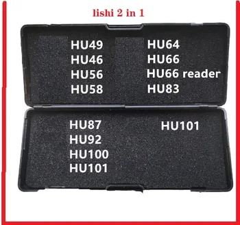 Lishi 2 w 1 hu43 hu49 hu46 hu56 hu58 hu64 hu66 hu83 hu87 hu92 hu100 hu101 hu100R hu162T(9) HU162T(10) Hu39 AV6 małe narzędzia