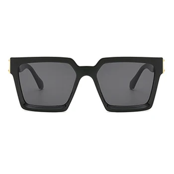 LongKeeper oversize kwadratowe okulary Mężczyźni Kobiety retro okulary luksusowej marki Rocznika projektant UV400 okulary Oculos de sol
