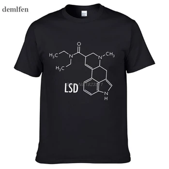 LSD COMPOUND FESTIVAL ACID TRIPS nowa moda męska z krótkim rękawem okrągły dekolt t-shirt nowość fajne topy koszulki