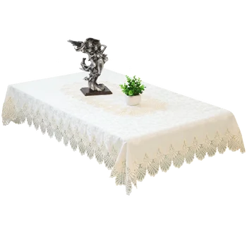 Luksusowy koronkowy obrus herbaciarnia obrus TV szafa obrusy romantyczny haft pokrywa stołu do stołu ubrania, obrusy