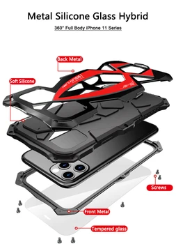 Luphie Original Brand Design Concept sports car Heavy Dust Metal Aluminum protect phone case cover for iPhone 7/8/SE 2020 case