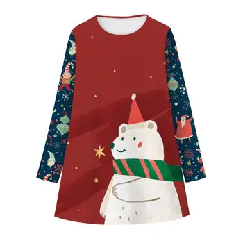 LV sprzedaż 2020 Jesień Zima casual loose plac Kartki odzież słodkie bajki sukienki dla dziewczynek ciepły dziecięcy kostium