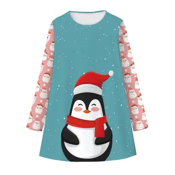 LV sprzedaż 2020 Jesień Zima casual loose plac Kartki odzież słodkie bajki sukienki dla dziewczynek ciepły dziecięcy kostium