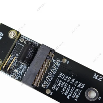 M. 2 NVMe SSD dysk ssd przedłużacz Riser card obsługa M2 M key PCI-E 3.0 x4 4 pcie 4x Full Speed ADT 32G/bps R44SF