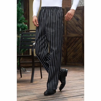 M-3XL kucharz mundury sprzedaż Hurtowa restauracja kuchnia jedzenie serwis piekarnia kawiarnia odzież robocza spodnie mężczyźni kelner elektryczna spodnie Spodnie