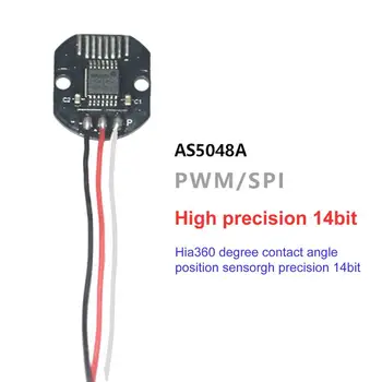 Magnetyczny enkoder AS5048 ustawia PWM i SPI interfejs precyzyjny 14 bitów bez щеткодержателя obrotowy czujnik AS5048A dla бесщеточного silnika