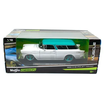 Maisto 1:18 1955 Chevrolet NOMAD Alloy car model die-casting model car simulation car decoration collection prezent zabawka