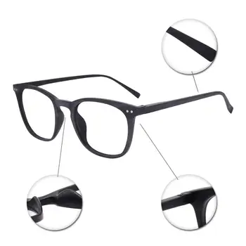 MARE AZZURO Eyeglasses Reading Anti-blue Light Okulary okrągłe okulary do czytania człowiek komputer nadwzroczność powiększające okulary OC5106