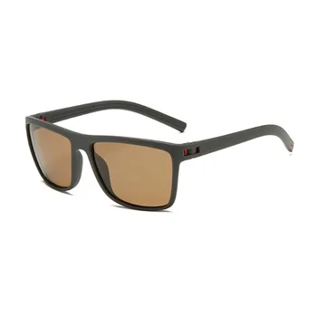 Marka design klasyczne okulary polaryzacyjne mężczyźni jazdy okulary vintage, kwadratowe okulary przeciwsłoneczne UV400 odcienie punkty Oculos de sol