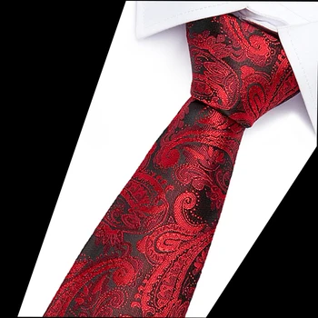 Marka krawat mężczyźni krawaty projektanci mody stałe paski chusta na szyi czerwony krawat ślubny biznes cienki 6 cm chudy krawat dla mężczyzn krawat