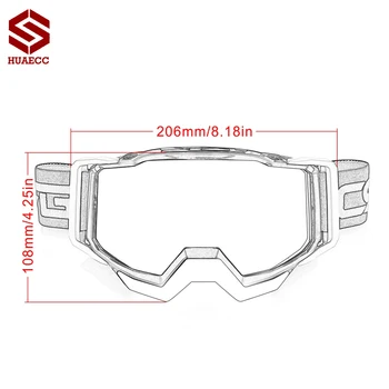 Marka motocross okulary gogle Narciarstwo Eye Ware MX offroad kaski okulary Gafas do motocykli ATV DH MTB