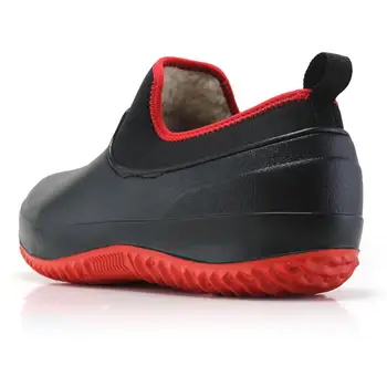 Marka unisex antypoślizgowe Zimowa wodoodporna Meble obuwie męskie deszczowa buty myjnia obuwie robocze elastyczność ciepłe futro botki bezpieczeństwa
