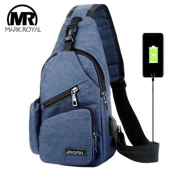 MARKROYAL Sport USB ładowanie Crossbody torby dla kobiet komunikatorów torba nylon krótkie wycieczki torby na ramię do piersi torba