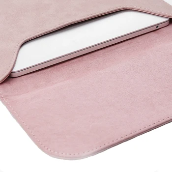 Matowy PU skórzany rękaw wodoodporna torba na laptopa 14 15.6 dla Macbook Xiaomi Air 13 Case 11 12 New 2018 pro 15 Cover kobiety mężczyźni torby