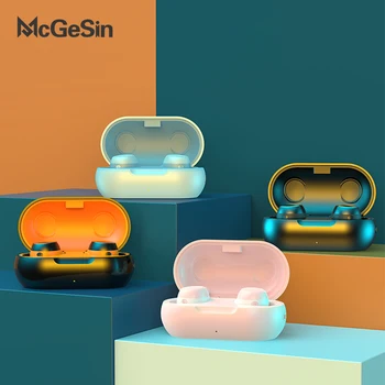 McGeSin Bezprzewodowe Słuchawki Smart Touch Control Słuchawki Bluetooth V5.0 Muzyczny Zestaw Słuchawkowy Z Mikrofonem