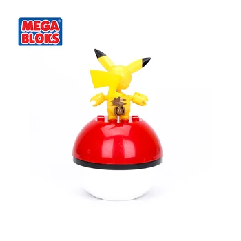 MEGA BLOKS Pokemon Series Pikachu Charmander Squirtle Building Blocks Toy 6 rodzajów znaków przewodnik monster ball zabawki dla dzieci GFC85