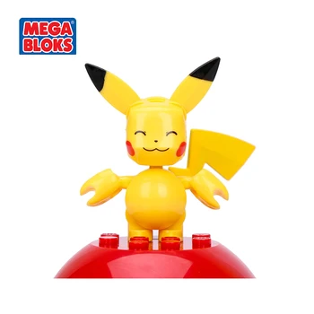 MEGA BLOKS Pokemon Series Pikachu Charmander Squirtle Building Blocks Toy 6 rodzajów znaków przewodnik monster ball zabawki dla dzieci GFC85